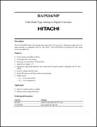 Click here to download HA19216MP Datasheet