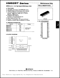Click here to download HM6287 Datasheet