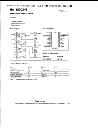 Click here to download HA118003NT Datasheet