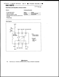 Click here to download HA118070 Datasheet