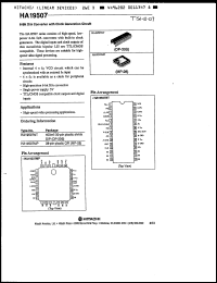 Click here to download HA19507NT Datasheet