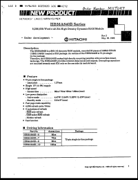 Click here to download HB56A840B6 Datasheet