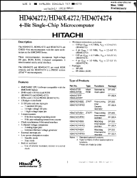 Click here to download HD404272FP Datasheet