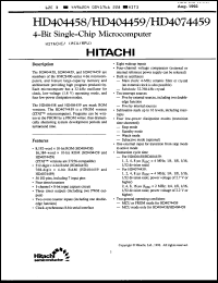 Click here to download HD404459S Datasheet