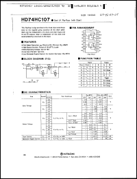 Click here to download HD74HC107FP Datasheet