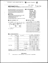 Click here to download HD74HC112FP Datasheet