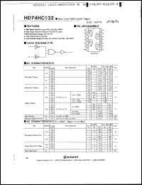 Click here to download HD74HC132FP Datasheet