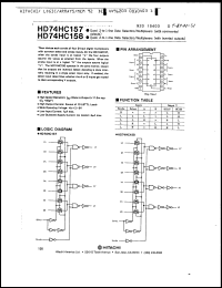 Click here to download HD74HC157FP Datasheet