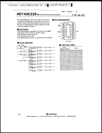 Click here to download HD74HC238FP Datasheet