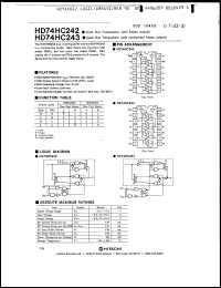 Click here to download HD74HC242FP Datasheet