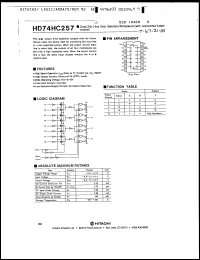 Click here to download HD74HC257FP Datasheet