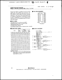 Click here to download HD74HC283FP Datasheet