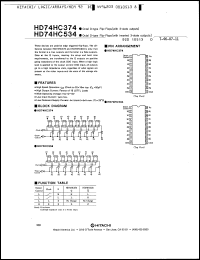 Click here to download HD74HC374FP Datasheet