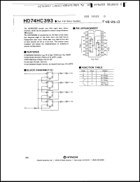 Click here to download HD74HC393FP Datasheet