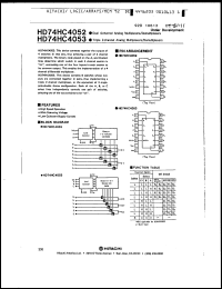 Click here to download HD74HC4052FP Datasheet