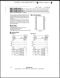Click here to download HD74HC444FP Datasheet