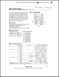 Click here to download HD74HC490FP Datasheet