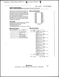 Click here to download HD74HC595FP Datasheet