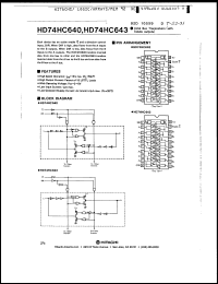 Click here to download HD74HC640FP Datasheet