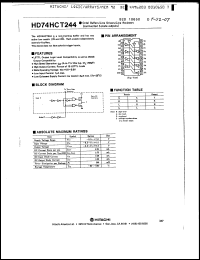 Click here to download HD74HCT244FP Datasheet