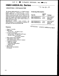 Click here to download HM514402ALS7 Datasheet