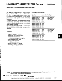 Click here to download HM628127HJP20 Datasheet