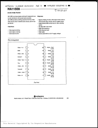 Click here to download HA11508 Datasheet