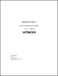 Click here to download HD64570CP8I Datasheet