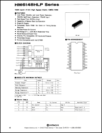 Click here to download HM6148HLP-45 Datasheet