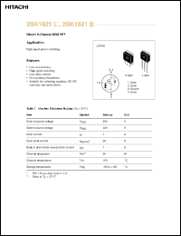 Click here to download 2SK1621S Datasheet