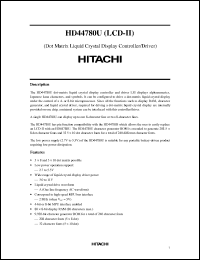 Click here to download HD44780UBXXFS Datasheet