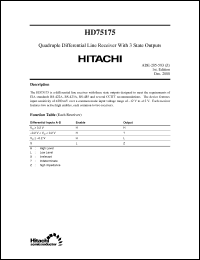 Click here to download HD75175 Datasheet
