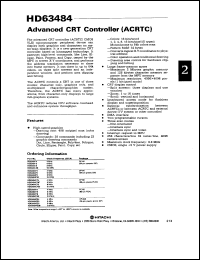 Click here to download HD63484 Datasheet