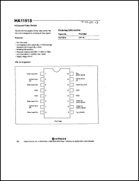 Click here to download HA11513 Datasheet