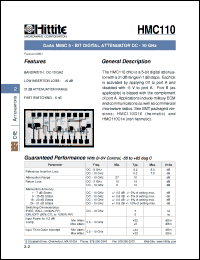 Click here to download HMC110 Datasheet