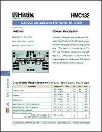 Click here to download HMC132 Datasheet