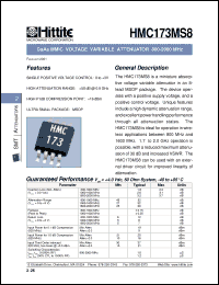 Click here to download HMC173MS8 Datasheet