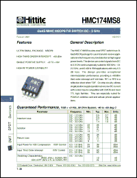 Click here to download HMC174MS8 Datasheet