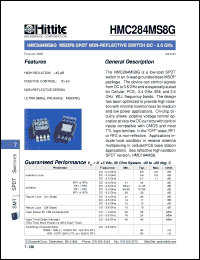 Click here to download HMC284MS8G Datasheet