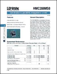 Click here to download HMC288MS8 Datasheet