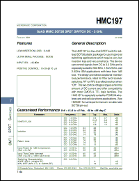 Click here to download HMC197 Datasheet