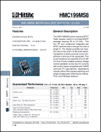 Click here to download HMC199MS8 Datasheet