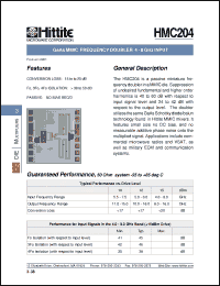 Click here to download HMC204 Datasheet