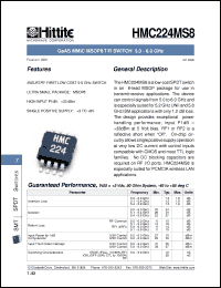 Click here to download HMC224MS8 Datasheet