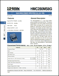 Click here to download HMC280MS8G Datasheet
