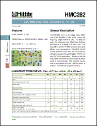 Click here to download HMC282 Datasheet
