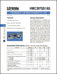 Click here to download HMC307QS16G Datasheet