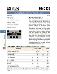 Click here to download HMC329 Datasheet