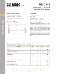 Click here to download HMC342 Datasheet