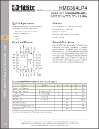 Click here to download HMC393MS8G Datasheet